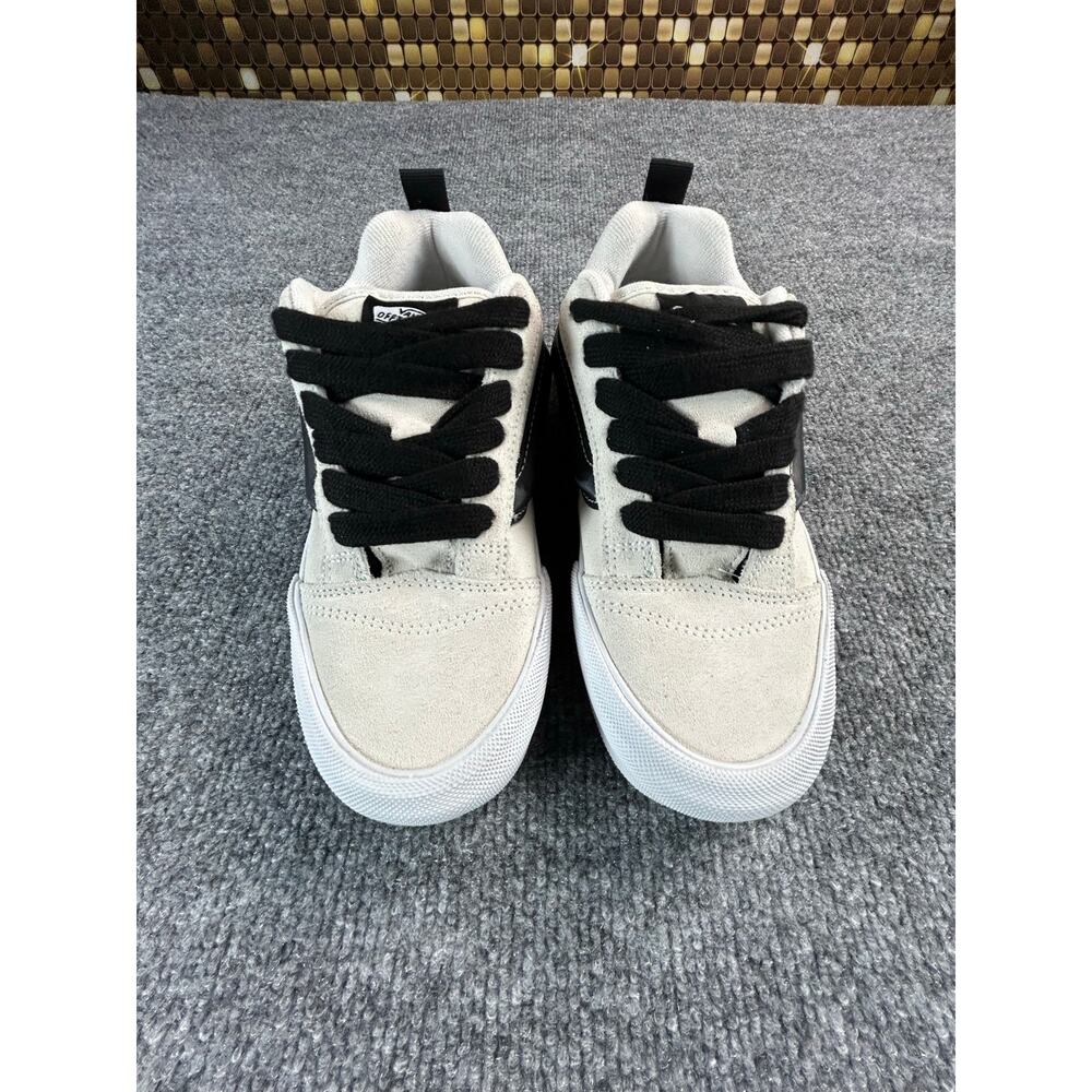 Vans Knu Skool Suede White Black Youth Shoes Size 4.5Y 6W - Picture 2 of 10